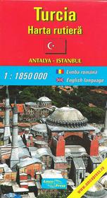 Die Türkei : Straßenkarte / Harta pliata Turcia 1 : 850 000