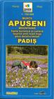 Muntii Apuseni Mountains - Tourist and road map / harta turistica si rutiera plus detaliu / detail Padis