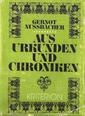 Aus Urkunden und Chroniken. Band 1 - Beiträge zur siebenbürgischen Heimatkunde