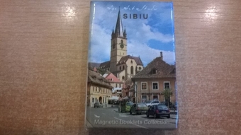 Sibiu Romania Hermannstadt Metal Magnetic Souvenir Siebenbürgen