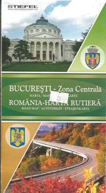Bucharest (City map) / Stadtplan Bukarest / Bucuresti. Zona Centrala
