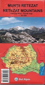 Harta - Tourist map Muntii Retezat Mountains 1:50.000