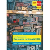 Teste de parcurs pentru Evaluare nationala 2022. Limba si literatura romana. Clasa a VIII a