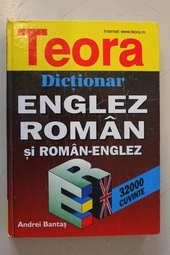 Teora Dictionario English Romanian si Roman-Englez