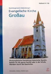 Bastelbogen Evangeliche Kirche Großau M 1:160