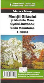 Wanderkarte Gilau-Gebirge / MUNTII GILAULUI harta turistica