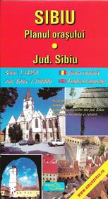 Sibiu + Judetul Sibiu / Hermannstadt : Stadt- und Landkreis M 1:14.250