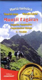 Fogarascher Berge / Muntii Fagaras - Wanderkarte / Harta turistica 1 : 75 000