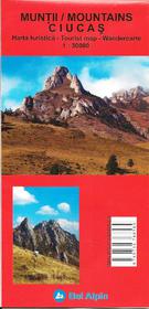 Ciucas Mountains / Muntii Ciucas - Tourist map / Harta turistica 1 : 30 000