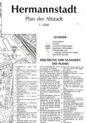 Hermannstadt. Plan der Altstadt 1 : 2880