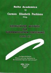 Kronstädter Beiträge zur Germanistischen Forschung, Band 12