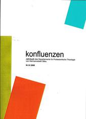 Konfluenzen Nr. 8/2008 - Jahrbuch des Departements für Protestantische Theologie der "Lucian Blaga" Universität von Hermannstadt/Sibiu