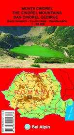 Das Cindrel Gebirge / Muntii Cindrel - Wanderkarte / Harta turistica 1 : 60 000
