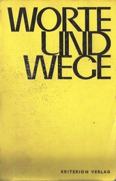 Worte und Wege : Junge deutsch Prosa in Rumänien