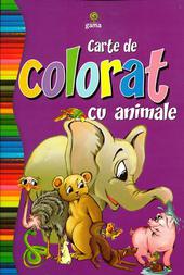 Carte de colorat cu animale