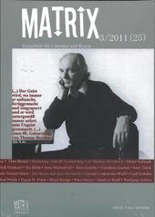 Matrix 3/2011 (25) Zeitschrift für Literatur und Kunst