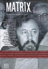 Matrix - Zeitschrift für Literatur und Kunst, Nr. 1/2012 (27)