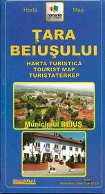 Stadt- und Umgebungskarte Beius / Tara Beiusului : Harta turistica, Tourist map