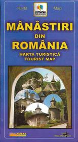 Klöster in Rumänien : Touristische Karte / Manastiri din Romania : Harta turistica