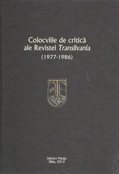 Colocviile de critica ale Revistei 'Transilvania' (1977-1986)