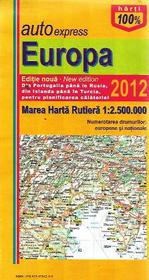 Straßenkarte Europa M 1:2.500.000