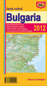 Straßenkarte Bulgarien M 1 : 600 000
