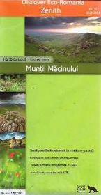 Das Macin-Gebirge / Muntii Macinului (Wanderkarte)