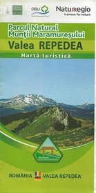 Harta turistica Valea Repedea  RO - GER
