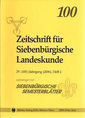 Zeitschrift für Siebenbürgische Landeskunde, 100/2.