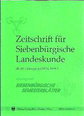 Zeitschrift für Siebenbürgische Landeskunde, 97/1.