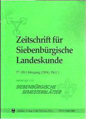 Zeitschrift für Siebenbürgische Landeskunde, 98/1.