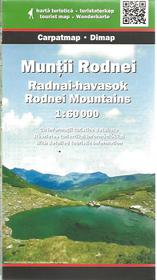 Das Rodnei-Gebirge. Landkarte / Harta Muntii Rodnei