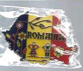 Kühlschrankmagnet Rumänien aus Metall MB 053