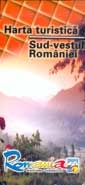 Tourismuskarte Südwestrumänien / Harta Turistica Sud-Vestul Romaniei