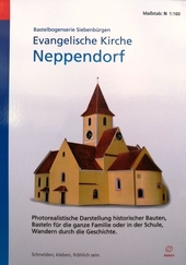 Bastelbogen Evangeliche Kirche Neppendorf M 1:160