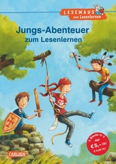 LESEMAUS zum Lesenlernen Sammelbände: Jungs-Abenteuer zum Lesenlernen