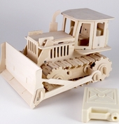 Bulldozer - 3D Holzpuzzle