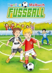 Buntes Malbuch Fußball