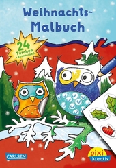 Pixi kreativ 91: Weihnachts-Malbuch mit 24 Stickern