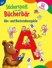 Stickerspaß mit dem Bücherbär. Abc- und Buchstabenspiele