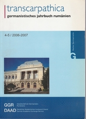 Transcarpathica : germanistisches Jahrbuch Rumänien.