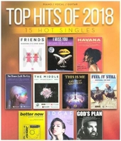 Top Hits Of 2018, For Piano, Vocal, Guitar