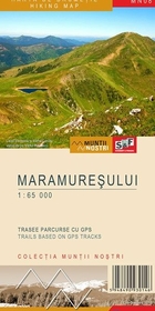 Hiking map of the Maramures Mountains - Harta de drumetie Muntii Maramuresului
