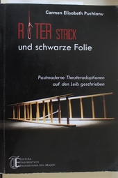 Roter Strick und schwarze Folie