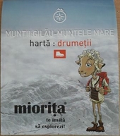 Gilau-Muntele Mare. Harta drumetii