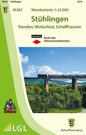 Topographische Wanderkarte Baden-Württemberg Stühlingen