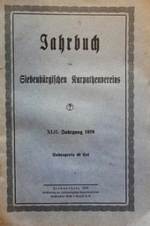 Jahrbuch des Siebenbürgischen Karpathenvereins XLII. Jahrgang 1929