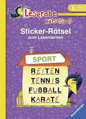 Sticker-Rätsel zum Lesenlernen (3. Lesestufe)