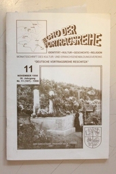 Echo der Vortragsreihe. November 1998 Nr.11 (107) - 2014 Monatsschrift des Kultur- und Erwachsenenbildungsvereins Deutsche Vortragsreihe Reschitza