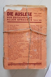 Die Auslese - aus Zeitschriften aller Sprachen . 6. Jahrgang Heft 2-3-4-7-8-10-12, 1932